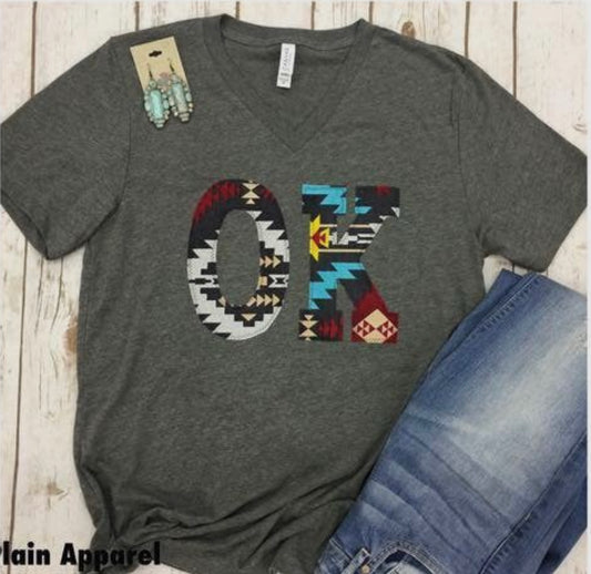 Southwest OK Applique Tshirt