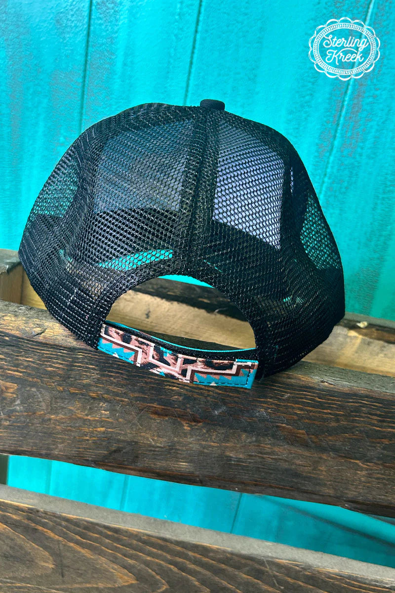 Kitty Kross Turquoise Baseball Cap