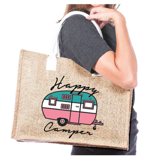 Happy Camper Wholesale Tote Bags