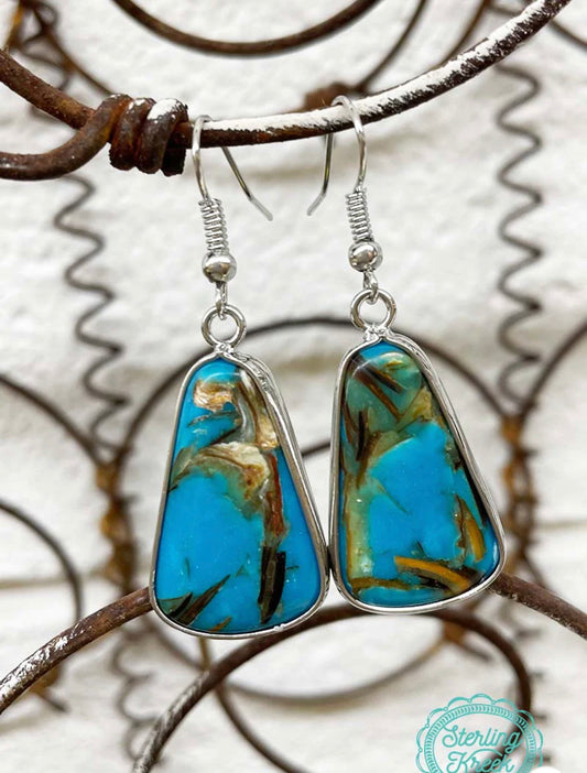 TURQUOISE TANGO EARRINGS